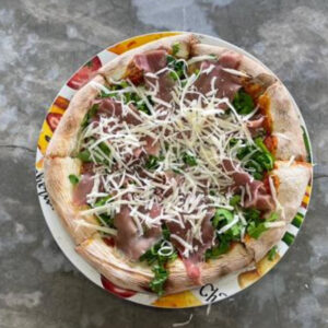 Pizza Rughetta , Prosciutto e Parmigiano