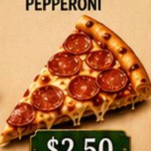 Slice Pizza Pepperoni