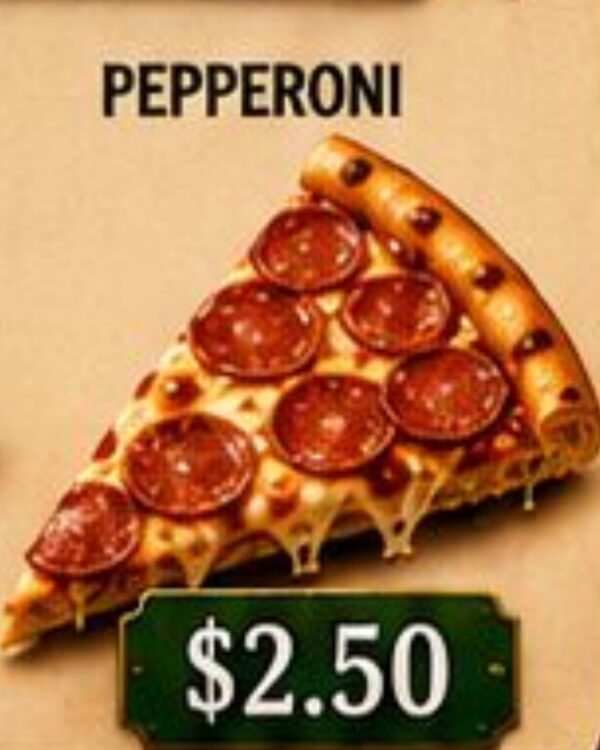 Slice Pizza Pepperoni