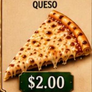 Slice Pizza Queso