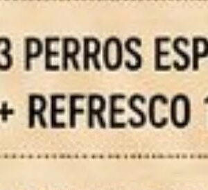 Combo 3 Perros Especial + 1Lt